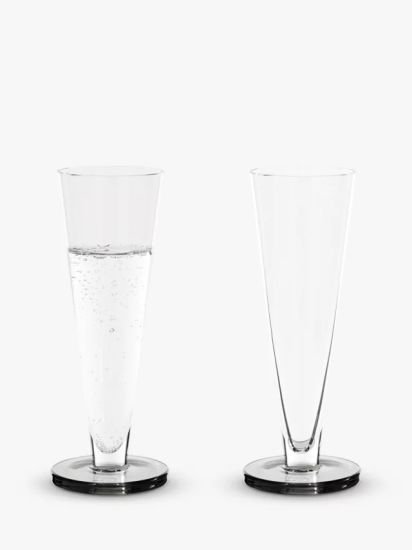 Flute Glass, Set of 2