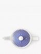 Narrow Stripe Earthenware Teapot, 1.1L, Blue/White