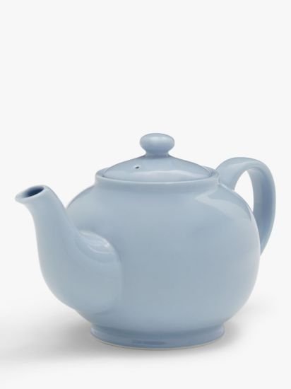 Fine China Teapot, 1.1L, Celeste Blue