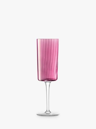 GChampagne Glass Flute, Set of 4, 210ml