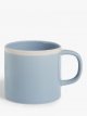 Contrast Rim Stoneware Mug, 280ml