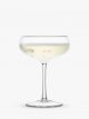 Wine Champagne Coupe Saucers, Set of 2, 215ml, Clear