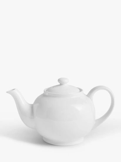 Fine China Teapot, 1.1L, White