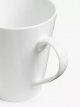 Eat Porcelain Mugs, Set of 4, 360ml, White