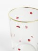 Ladybird Glass Tumbler, 510ml, Clear/Red
